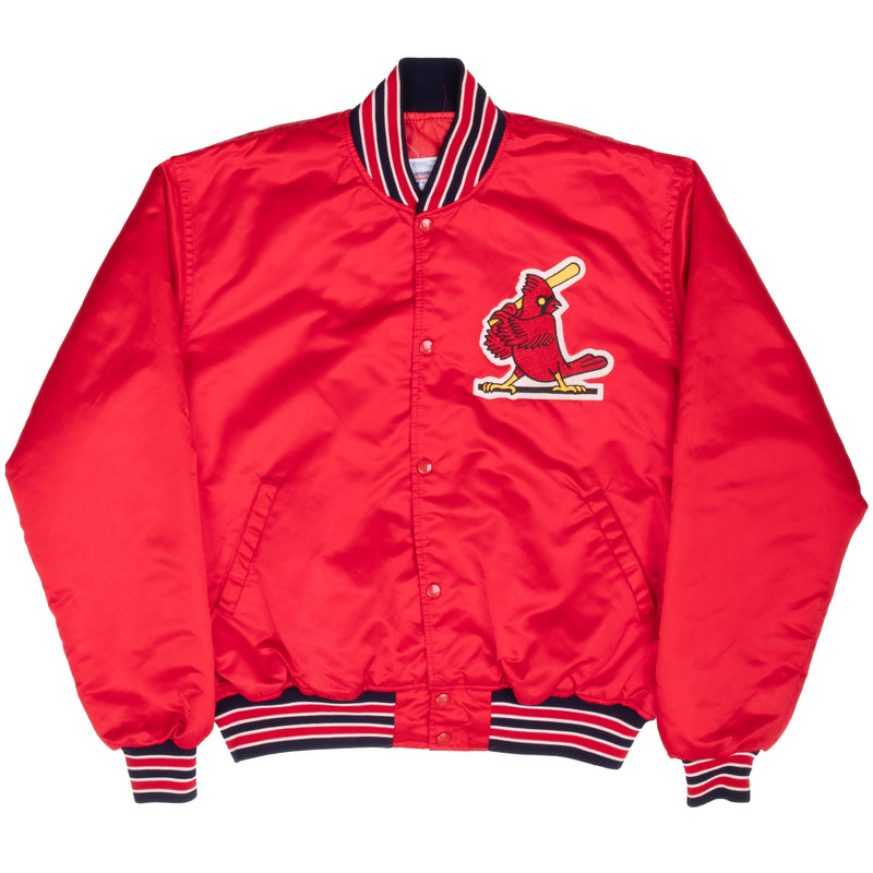 Vintage Starter Mlb St Louis Cardinals Sateen Jacket 1990S Size XL Made Usa