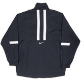 Vintage Nike Center Swoosh Black Pullover Windbreaker Jacket 1990S Size XL
