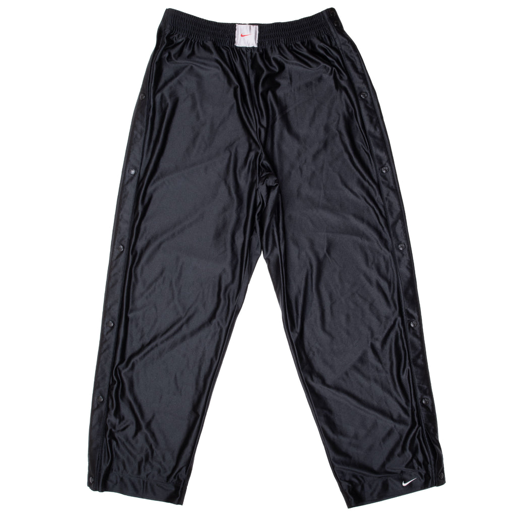 Vintage Nike Black Basketball Track Pants 2000S Size 33X32