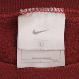 Vintage Red Burgundy Nike Classic Swoosh Sweatshirt 2000S Size Large