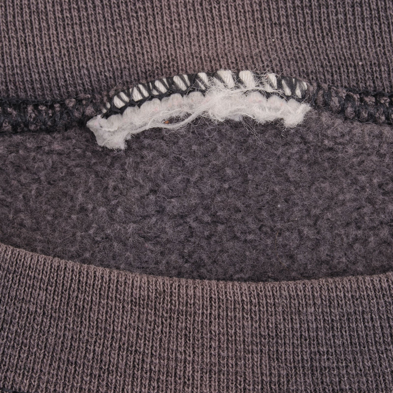 Vintage Nike Classic Swoosh Dark Gray Crewneck Sweatshirt 2000S Size Medium