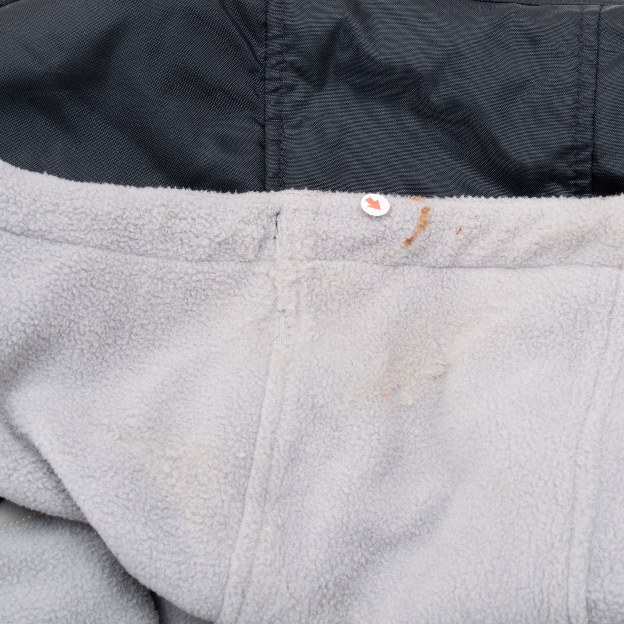 VINTAGE NIKE SWOOSH BLACK HOODED REVERSIBLE WINDBREAKER JACKET 2000S LARGE