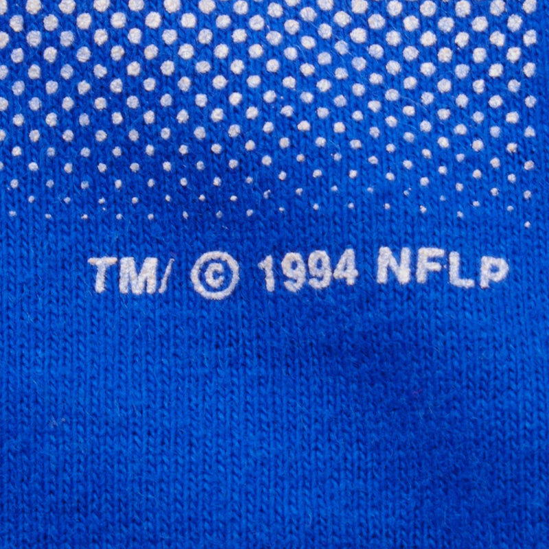 Vintage All Over Print NFL Buffalo Bills Tee Shirt 1994 Size XL Made In USA With Single Stitch Sleeves