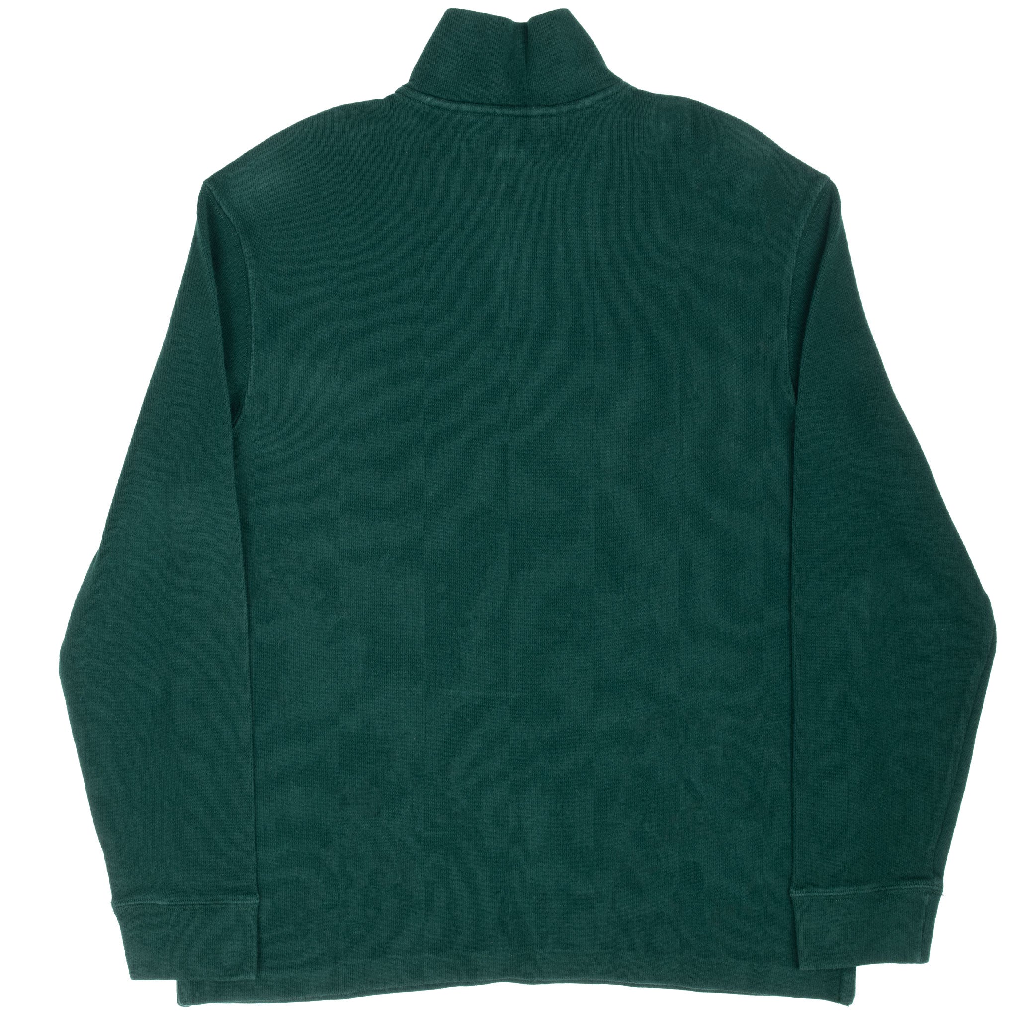 Vintage Polo Ralph Lauren Green Quarter 1/4 Zip Sweater 1990S Size Large