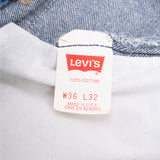 Vintage Levis 501 Indigo Blue Jeans 1980S Size 34X29 Made In Usa With A Medium Wash

Size on Tag is 36X32 Actual Size Is 34X29

Back button #552