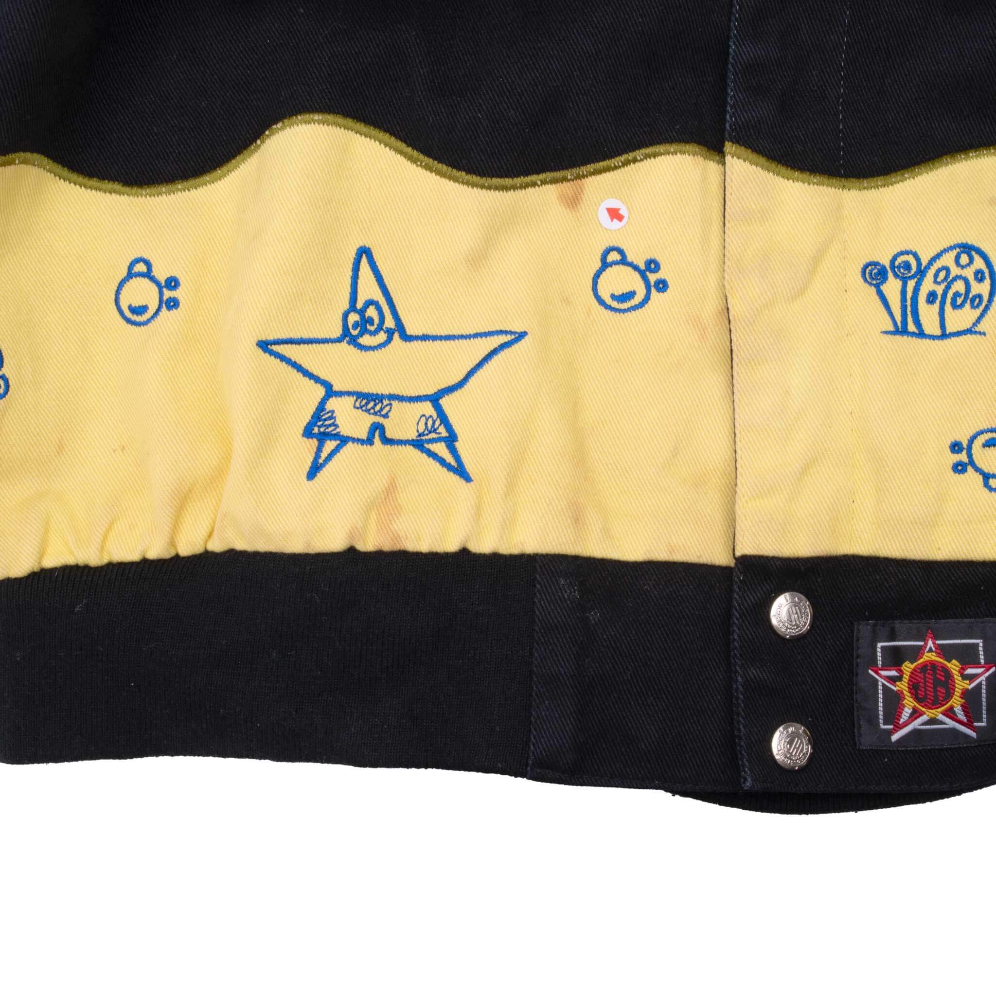 VINTAGE SPONGE BOB JEFF HAMILTON NASCAR RACING JACKET 2006 6XL