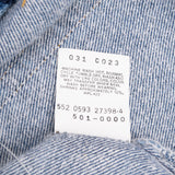 Vintage Levis 501 Indigo Blue Jeans 1980S Size 34X29 Made In Usa With A Medium Wash

Size on Tag is 36X32 Actual Size Is 34X29

Back button #552