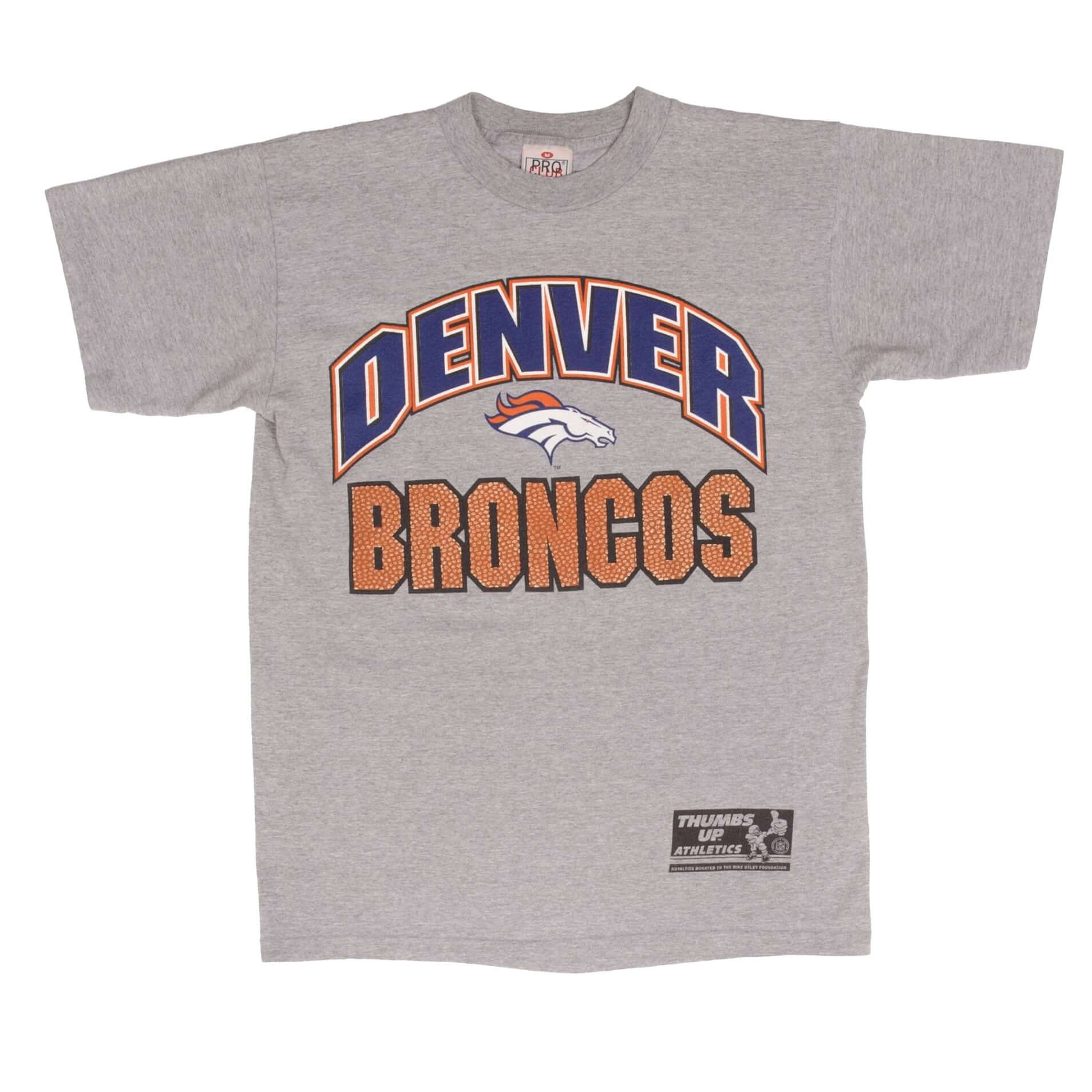 Vintage Nfl Denver Broncos 1990S Tee Shirt Size Medium Made In Usa