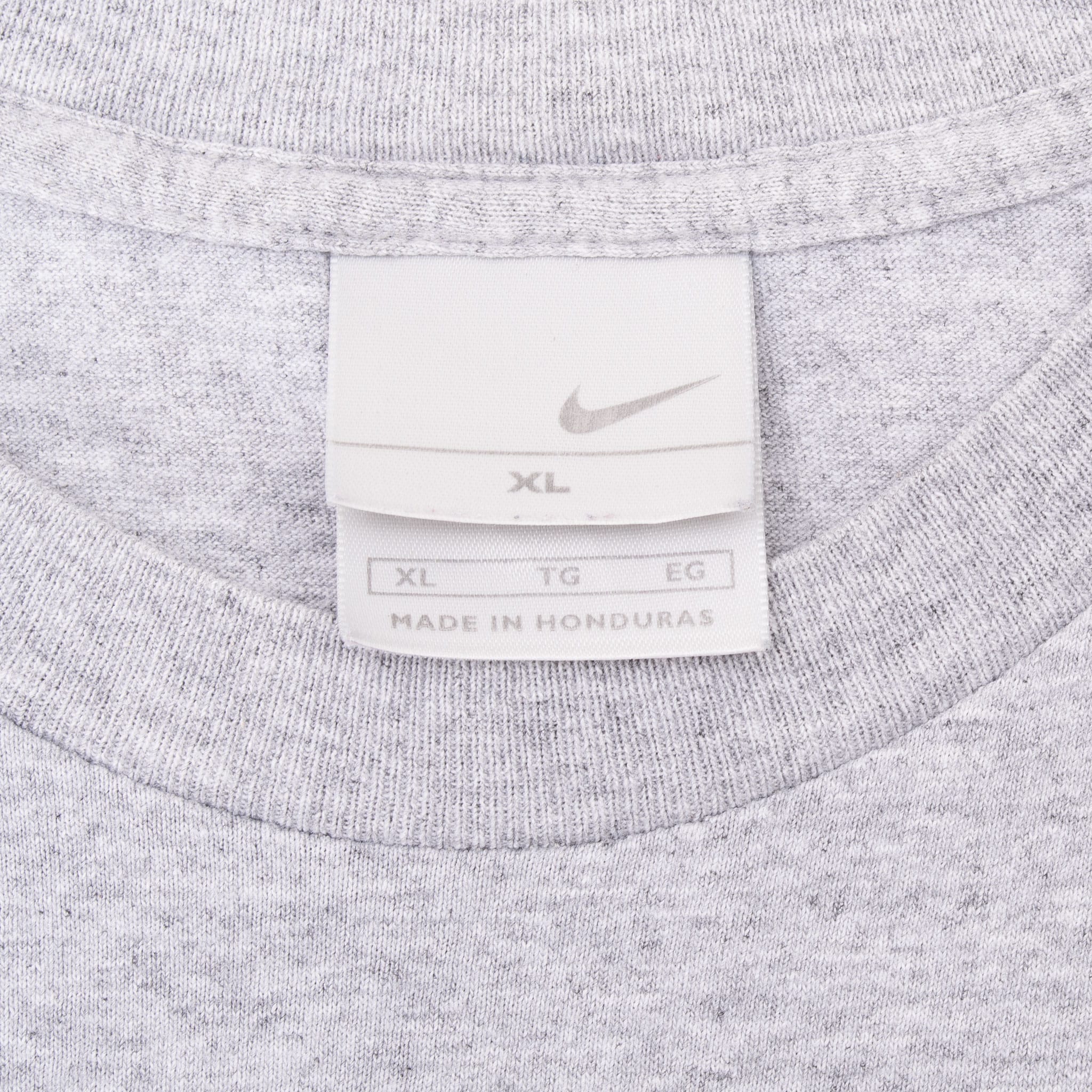 Vintage Nike Classic Swoosh Grey Tank Top Tee Shirt 2000S Size Xl