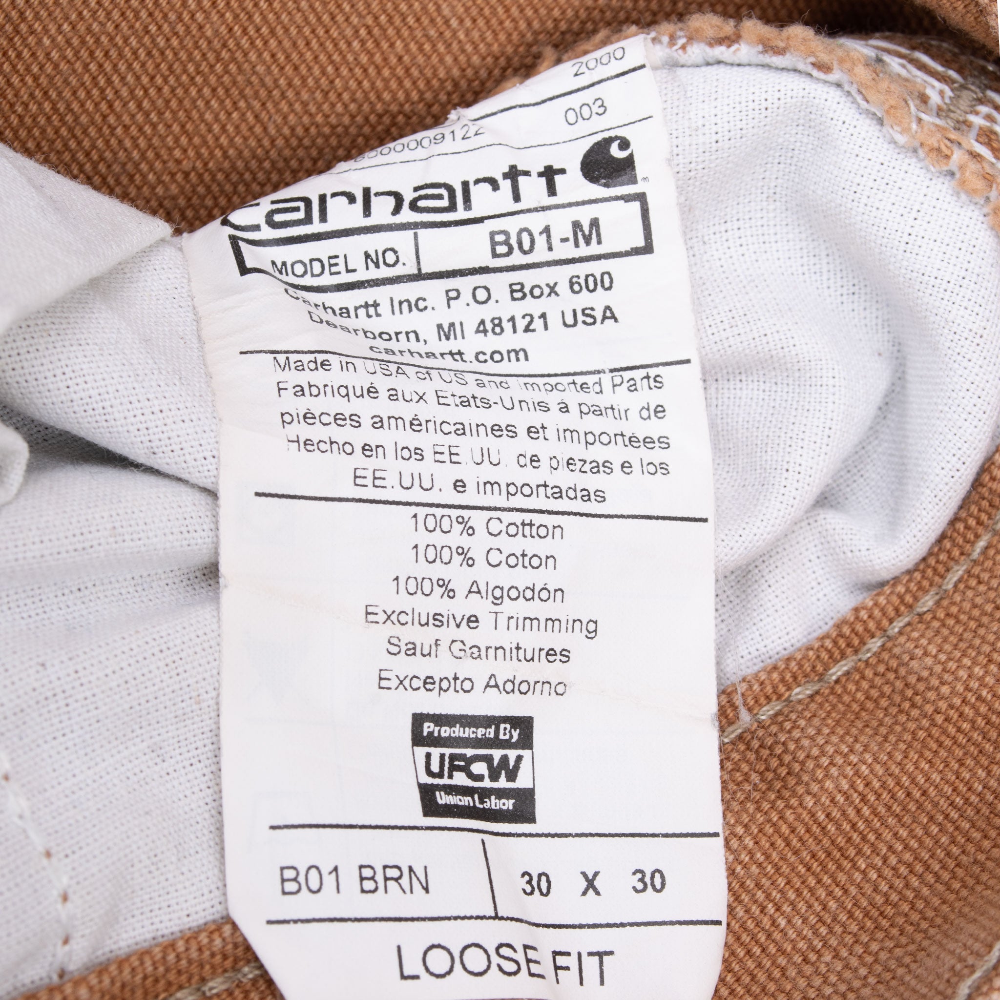 Vintage Carhartt Double Knee Sandstone Pants 2000S Size 29X30 B01BRN

Size on tag 30X30 Actual Size 29X30