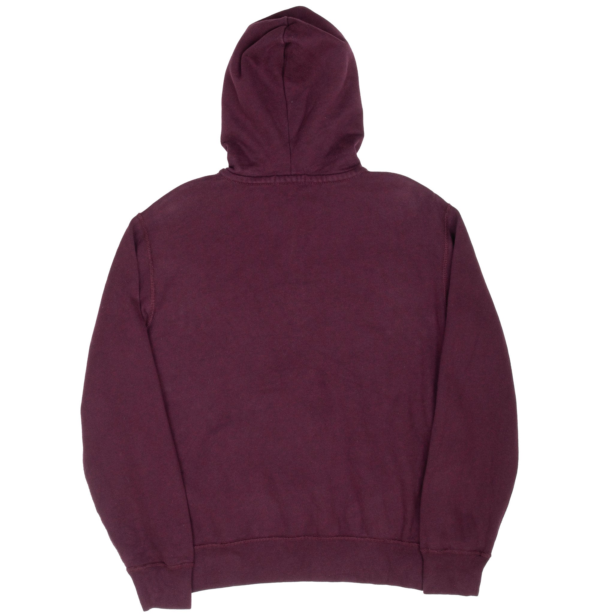Vintage Ralph Lauren Full Zip Classic Burgundy Hoodie Sweatshirt Size Medium