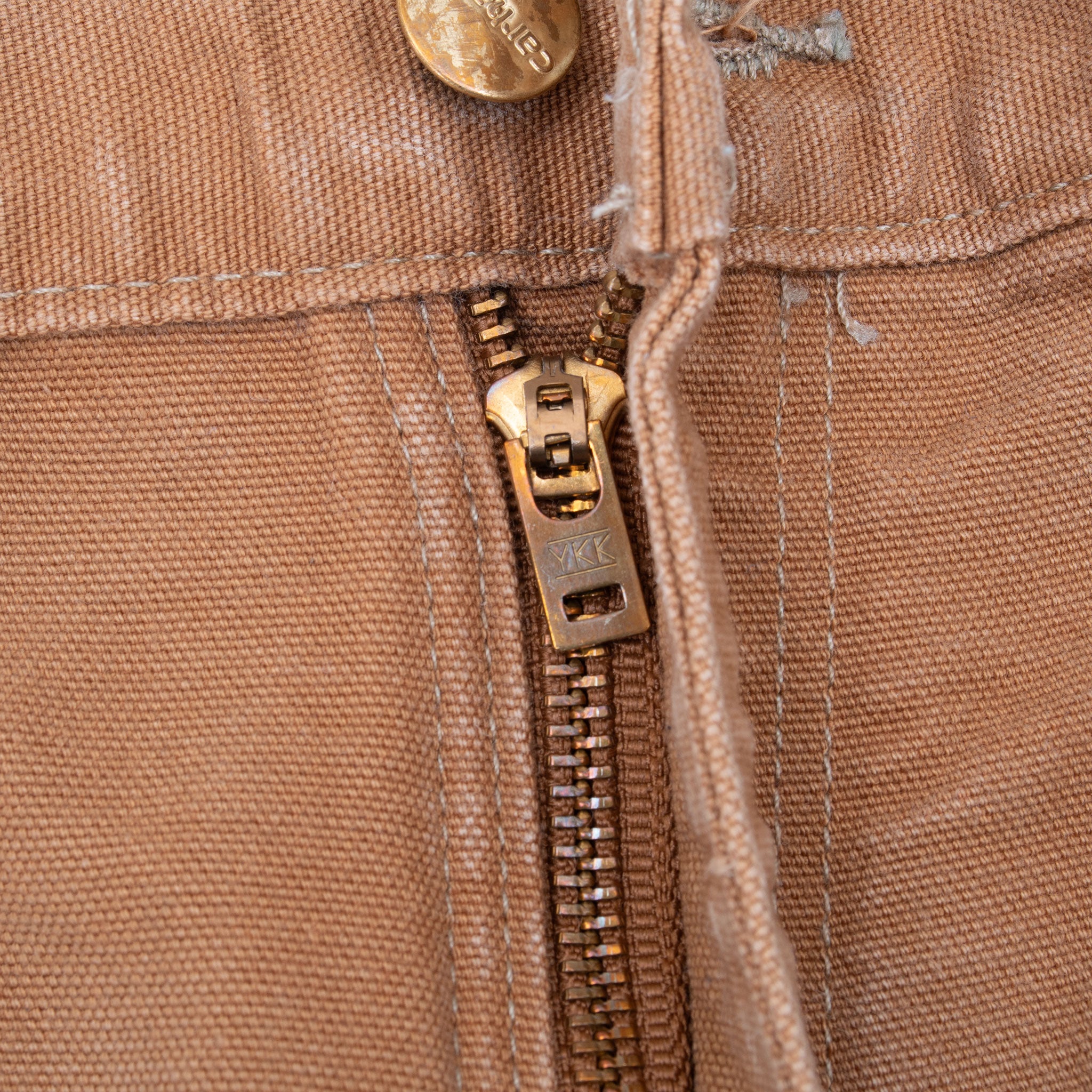 Vintage Carhartt Double Knee Sandstone Pants 2000S Size 29X30 B01BRN

Size on tag 30X30 Actual Size 29X30