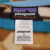 Vintage Patagonia Synchilla Snap T Monogram Fleece Pullover Size Medium Woman