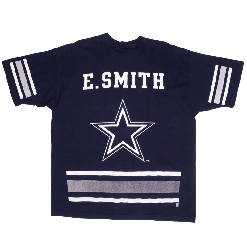 Vintage NFL Dallas Cowboys Emmit Smith Tee Shirt 1996 Size 2XL Made In USA