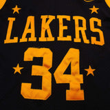 VINTAGE NIKE NBA LAKERS SHAQ O'NEIL 34 JERSEY 1990S SIZE 2XL