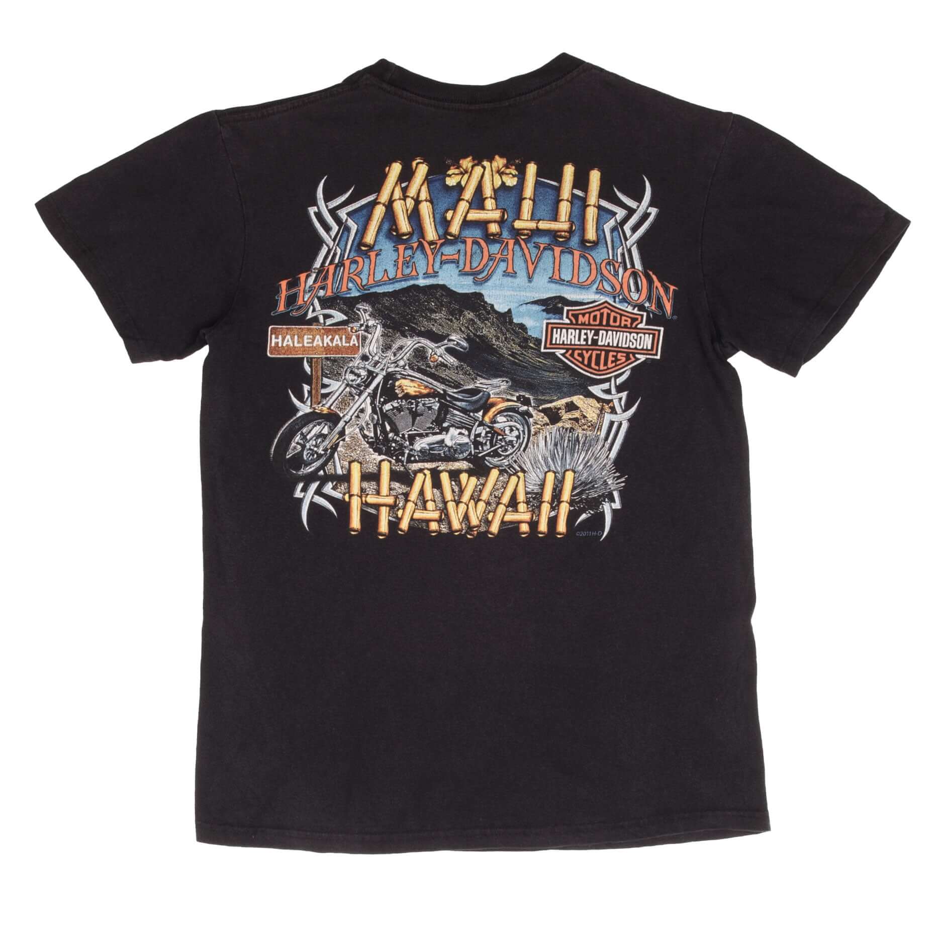 Vintage Harley Davidson Maui Hawaii Tee Shirt Size Medium