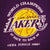 VINTAGE NBA LOS ANGELES LAKERS TEE SHIRT 1988 SIZE MEDIUM