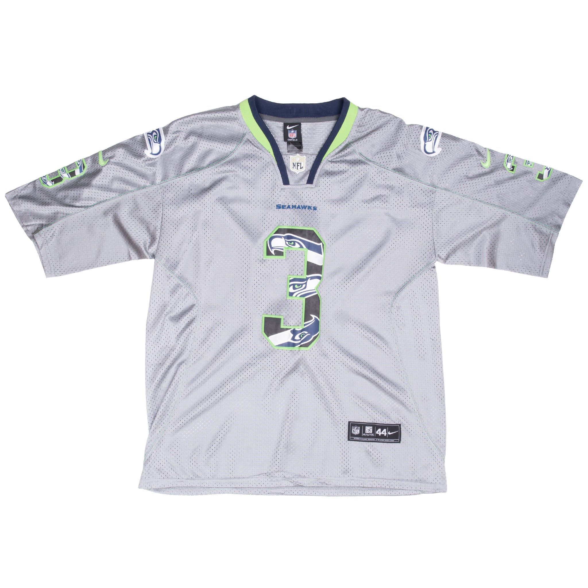 Vintage Nfl Seattle Seahawks Wilson #3 Nike Jersey Size 44