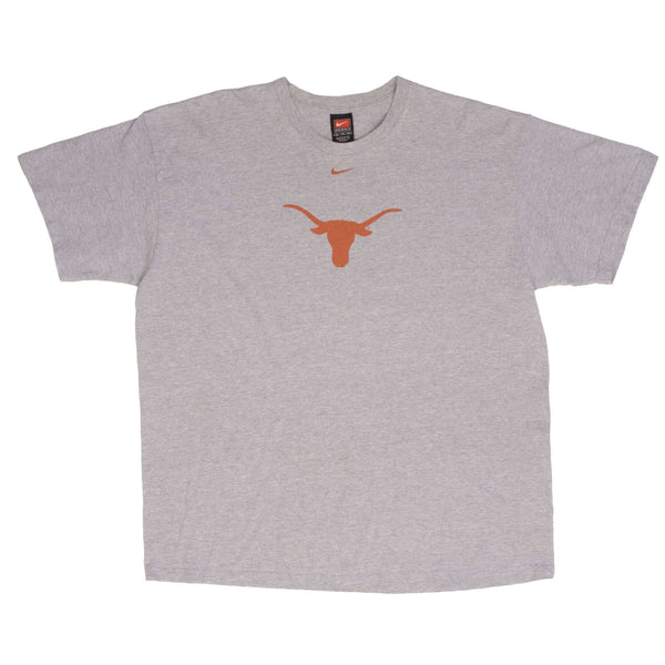 Vintage Nike Center Swoosh Ncaa Texas Longhorns Tee Shirt 1990S Size XL