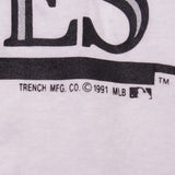 Vintage MLB Colorado Rockies Tee Shirt 1991 Size Medium Made In USA With Single Stitch Sleeves With Tags