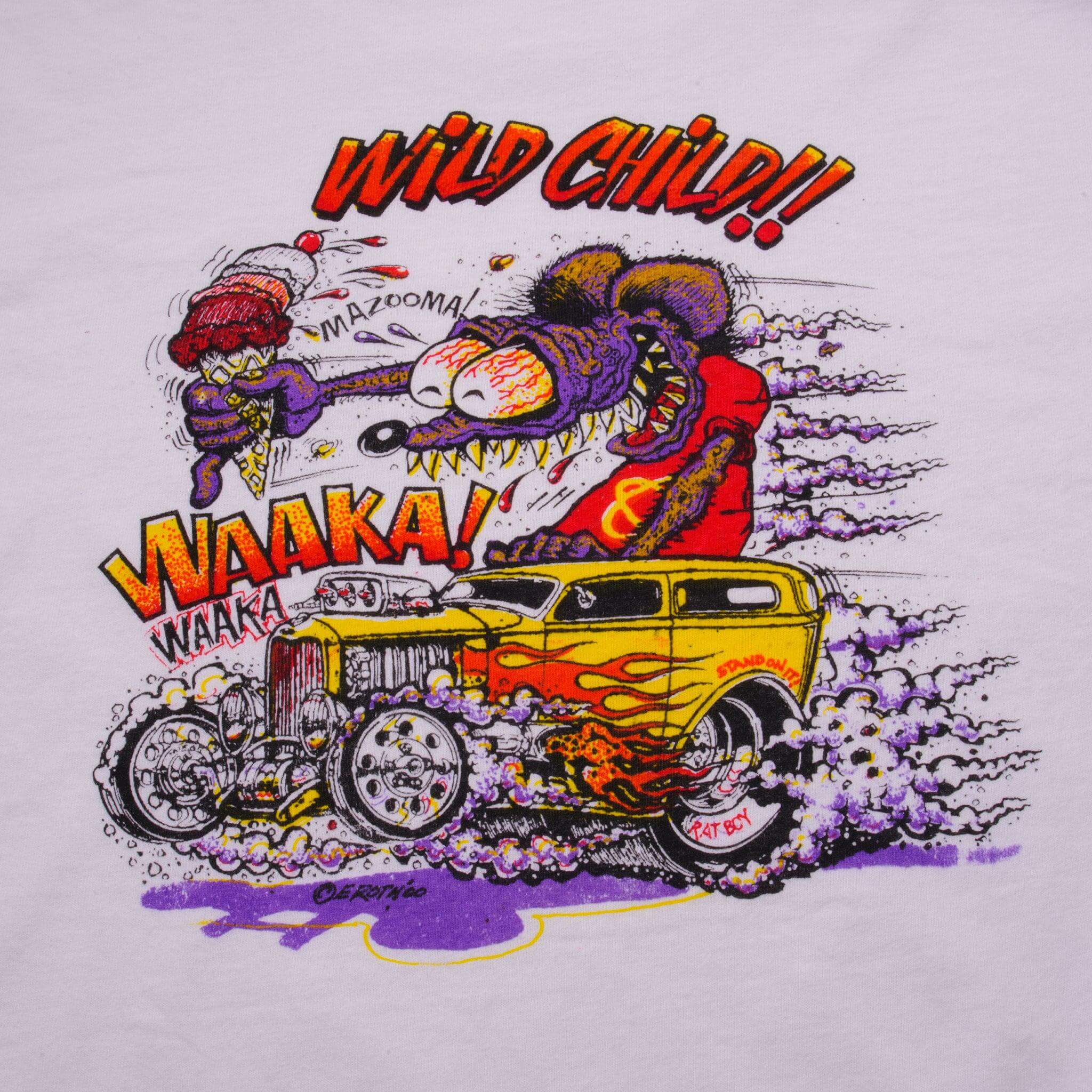 VINTAGE RAT FINK TEE SHIRT 1984 SIZE LARGE