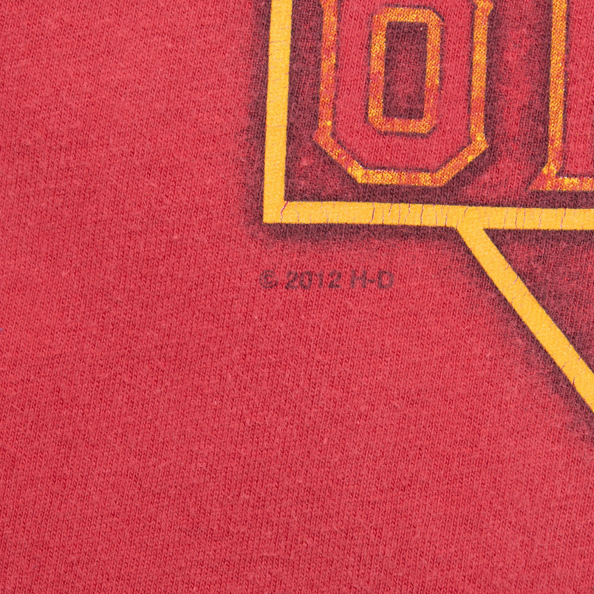 Vintage Harley Davidson Eagle Cedar River 2012 Tee Shirt Size XL Made In Usa