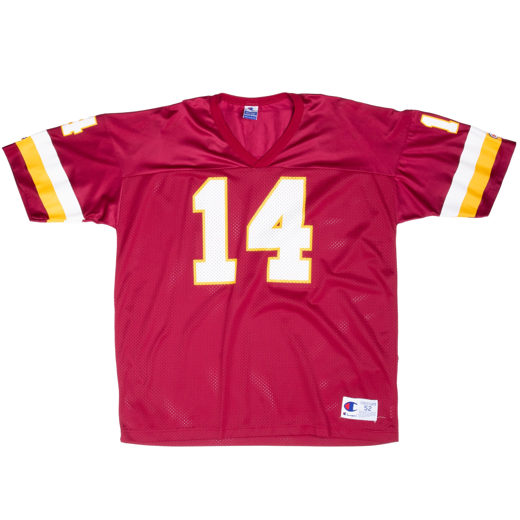 Vintage Nfl Washington Redskins Brad Johnson #14 Champion Jersey 1990S Size 2XL