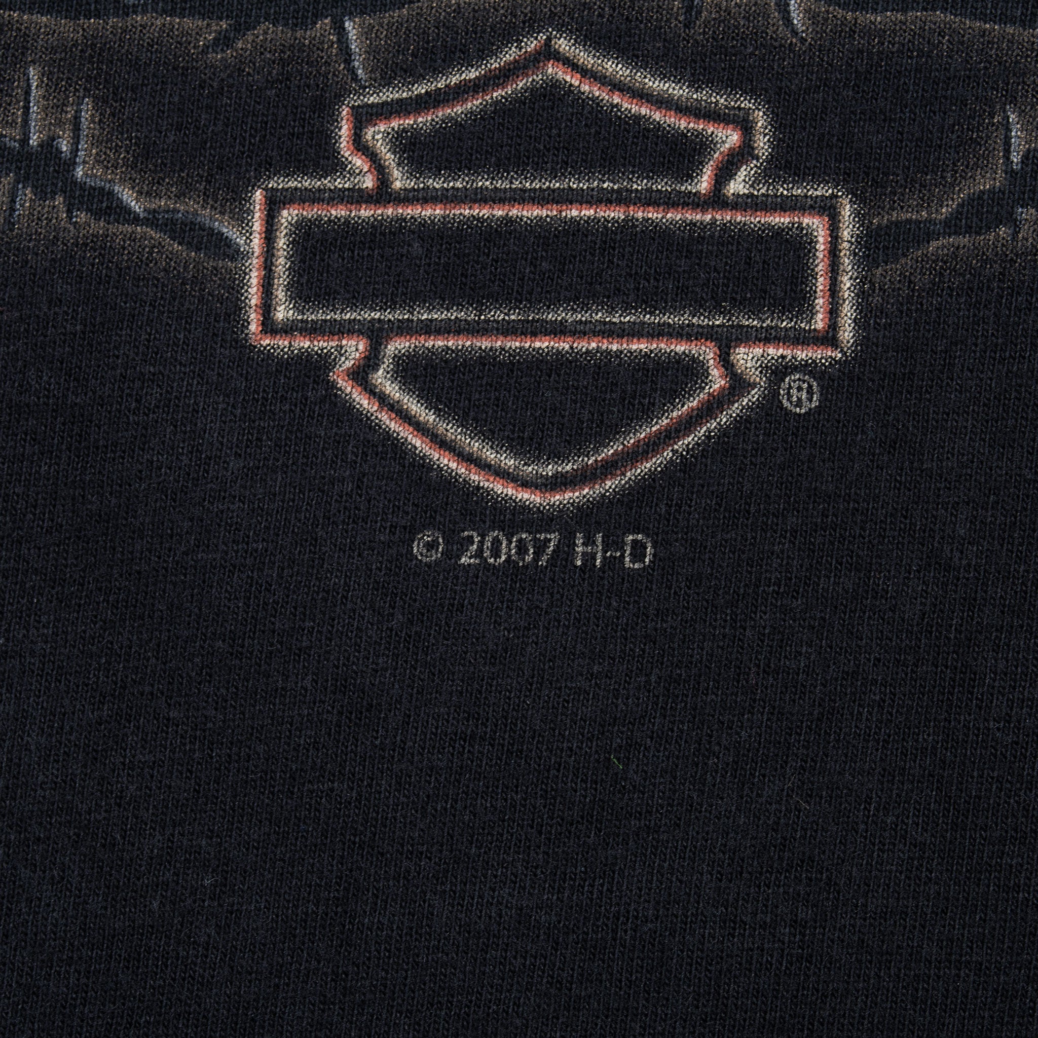 Vintage Harley Davidson High Mile Tee Shirt 2007 Size Large Made In Usa