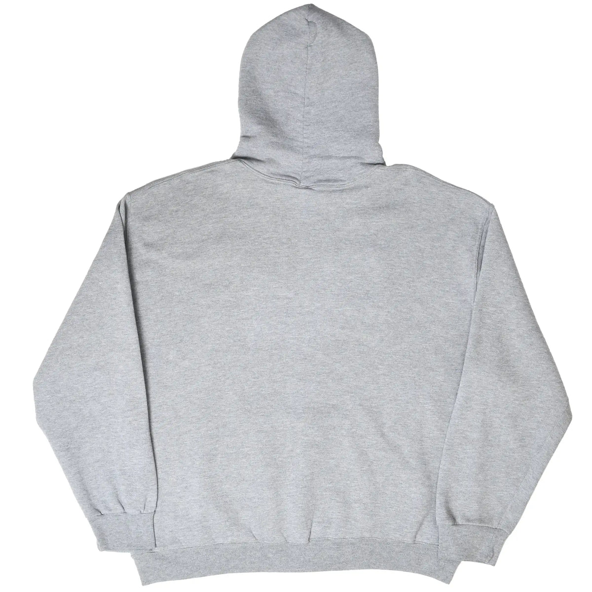 Back of gray Arizona State pullover hoodie with plain design