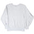 Back of gray Champion Reverse Weave sweatshirt with logo patch on sleeve