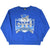 Full front view of blue BYU Brigham Young Cougars crewneck sweatshirt