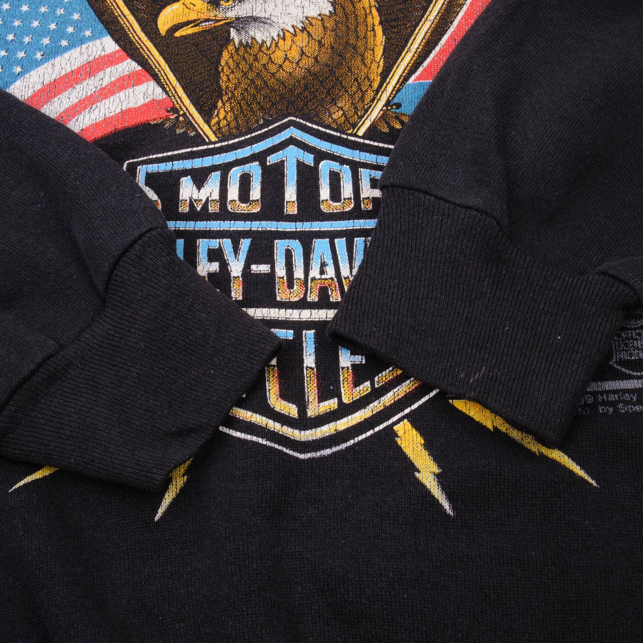 Vintage Harley Davidson Ride With Pride Sweatshirt Size Large Made In USA.