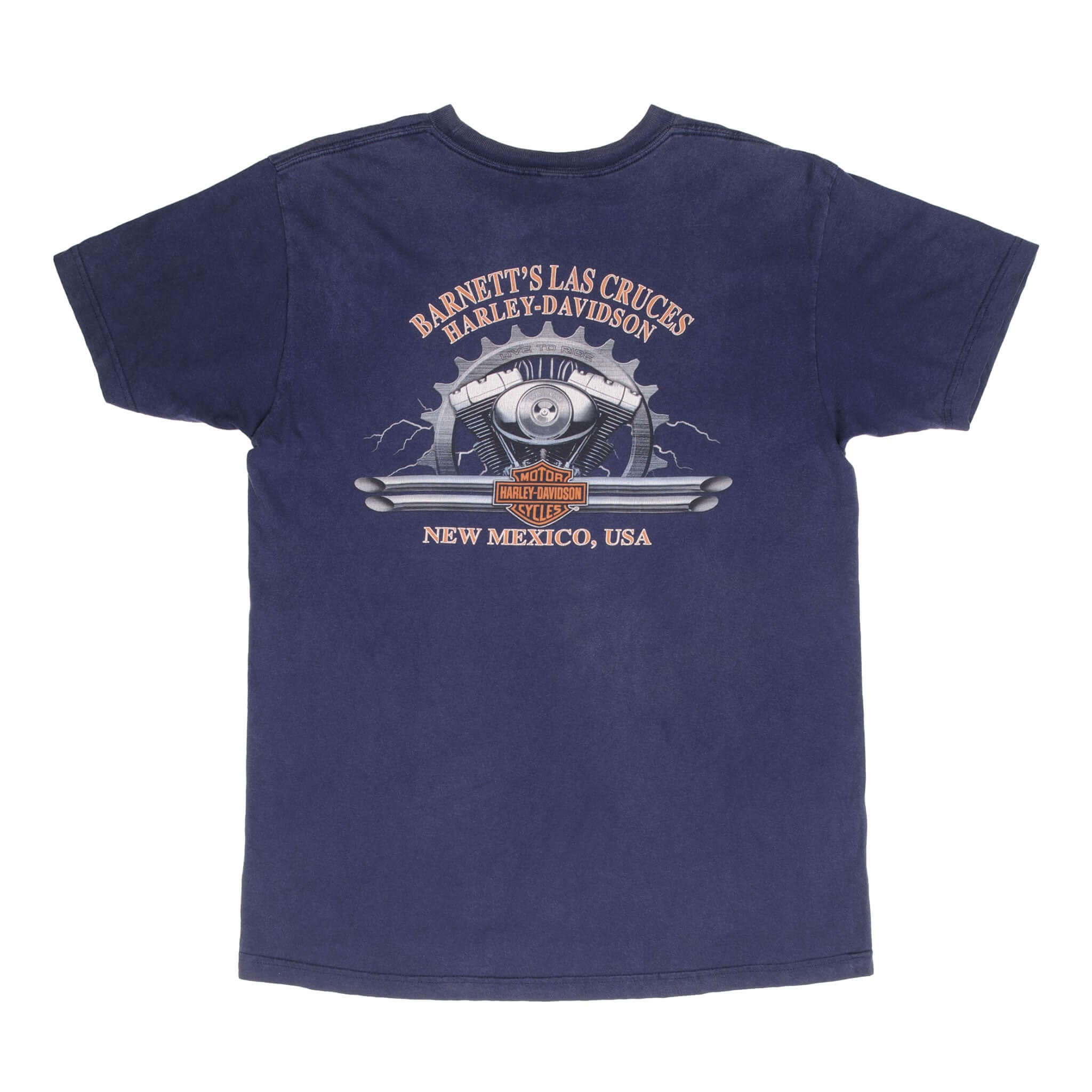 Vintage Harley Davidson New Mexico 2005 Tee Shirt Size Large