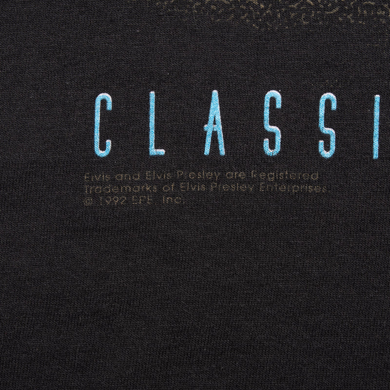 Vintage Elvis Presley Classics Are Forever 1992 Tee Shirt Size XL Made In Usa With Single Stitch Sleeves