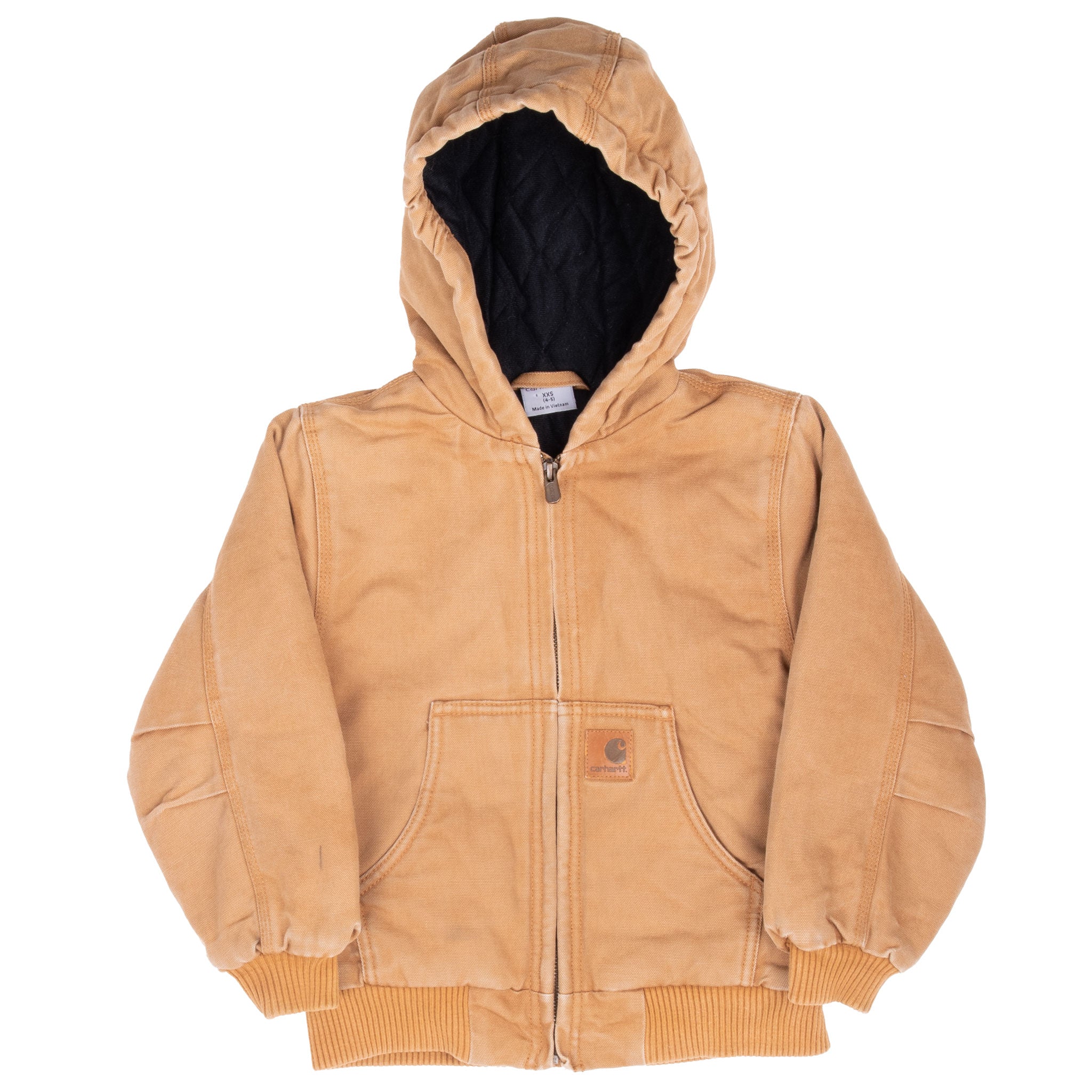 Vintage Carhartt Brown Active Worker Jacket Size XXS Youth (4-5)