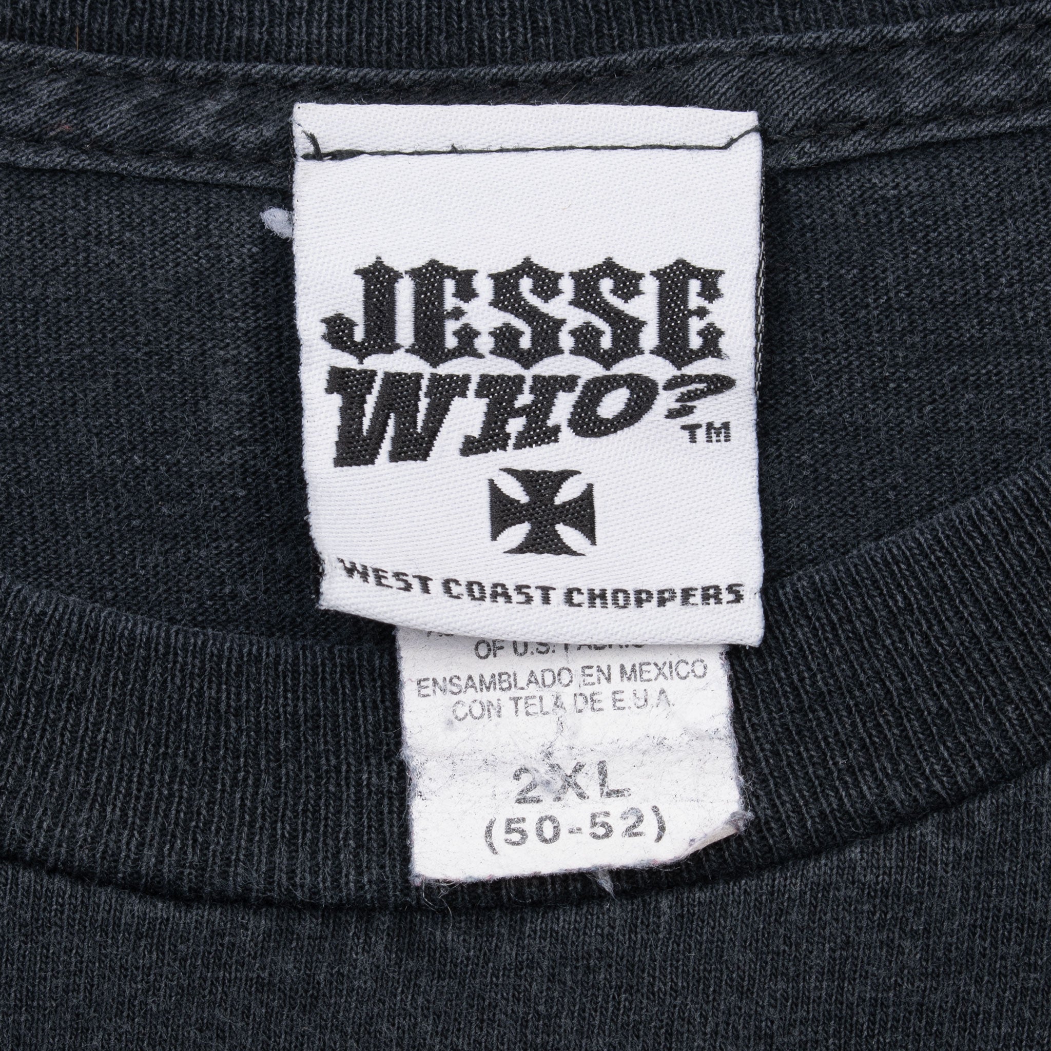 Vintage West Coast Chopper 2003 Biker Tee Shirt Size 2XL