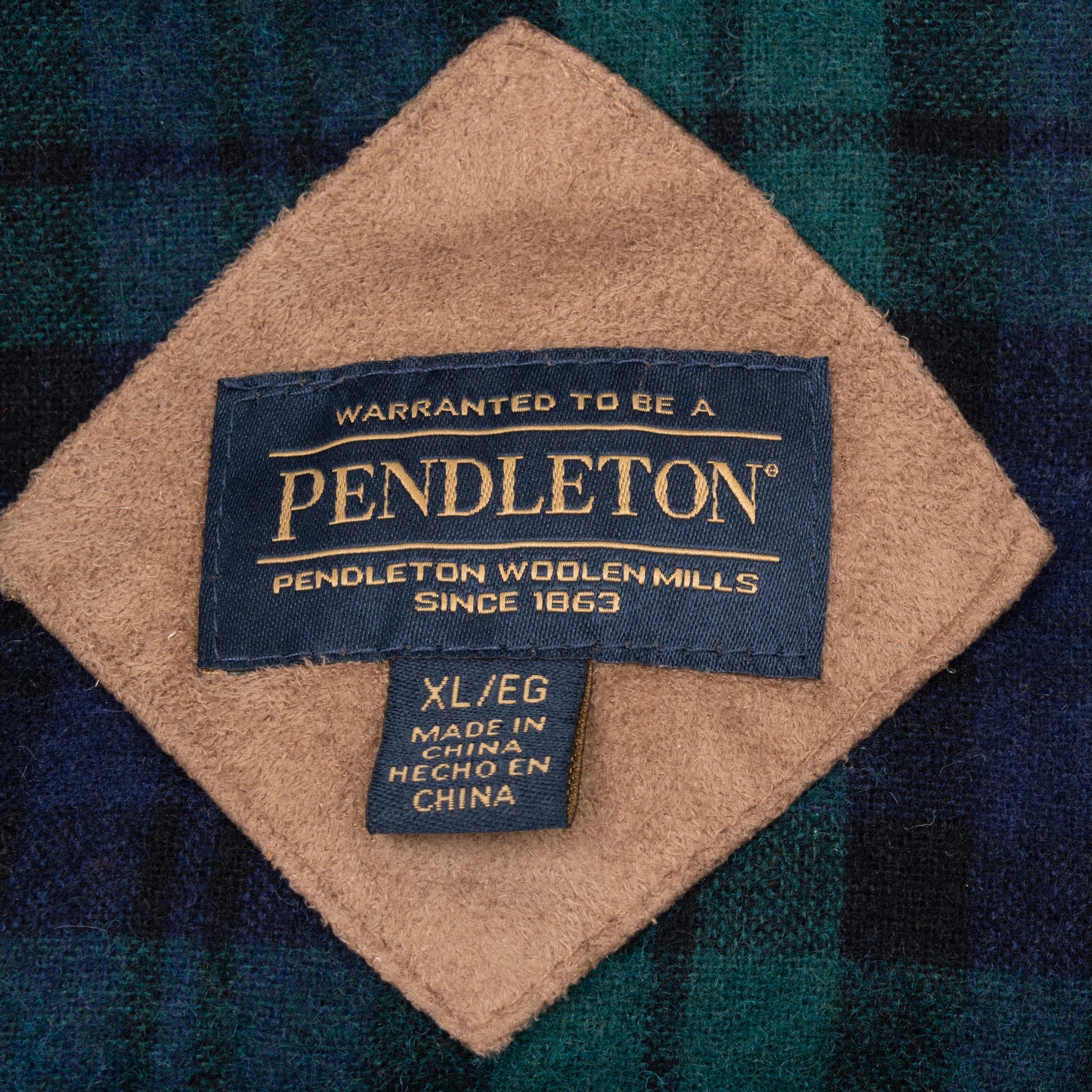 Vintage Pendleton Blue Fleece Jacket 2000S Size Xl
