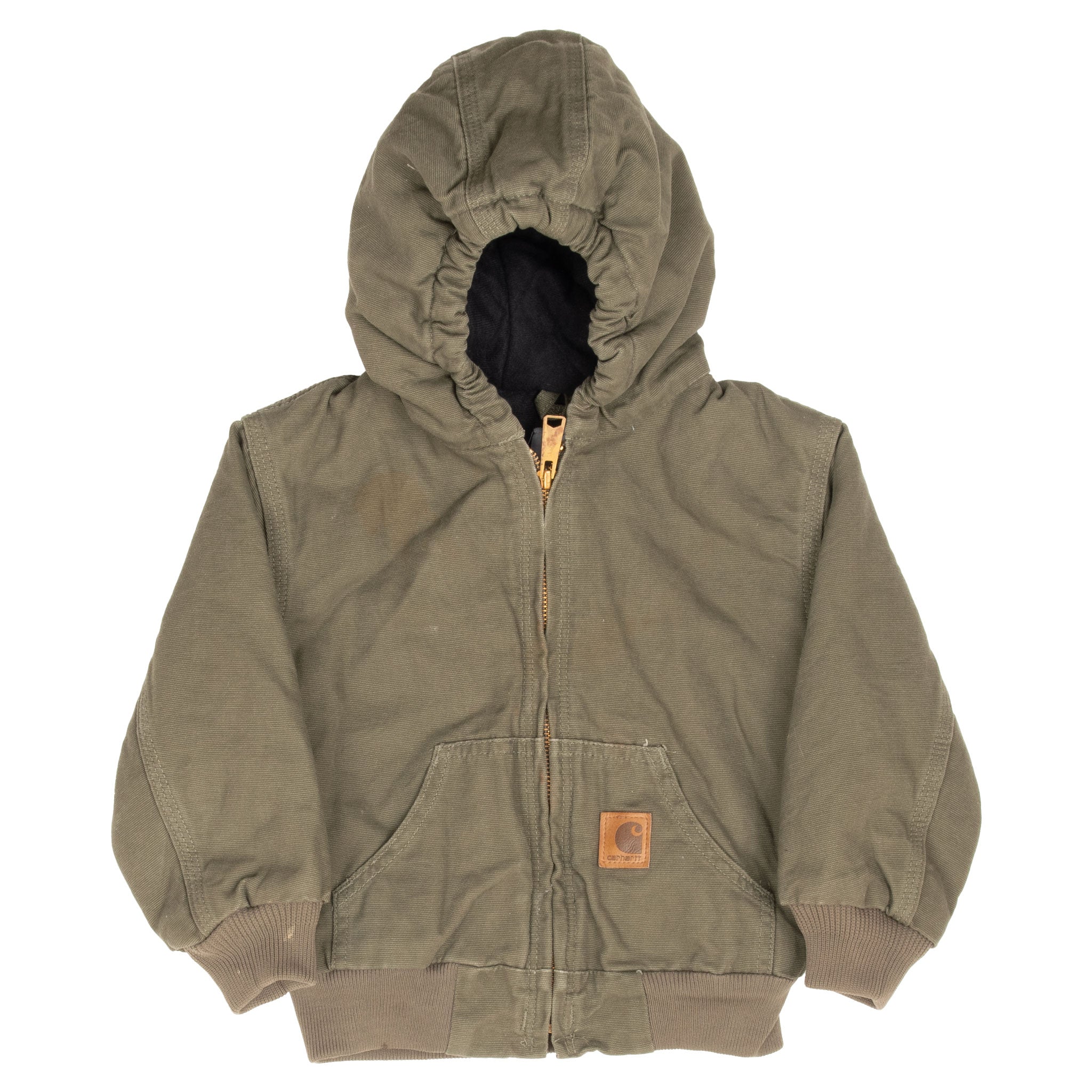 Vintage Carhartt Green Active Worker Jacket YTJ130LOV 1990S Size 3T Toddler