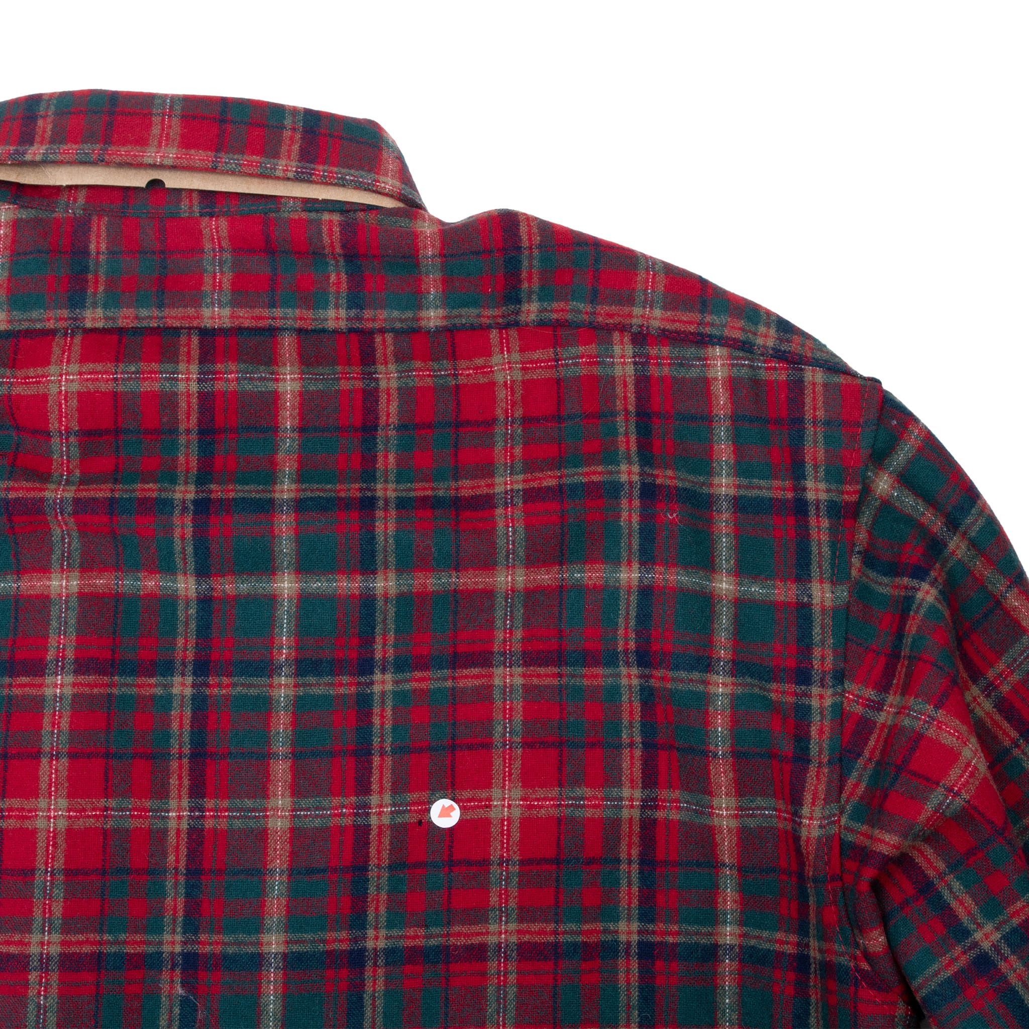 VINTAGE PENDLETON RED GREEN PLAID WESTERN WOOL SHIRT 2000S LARGE DEADSTOCK