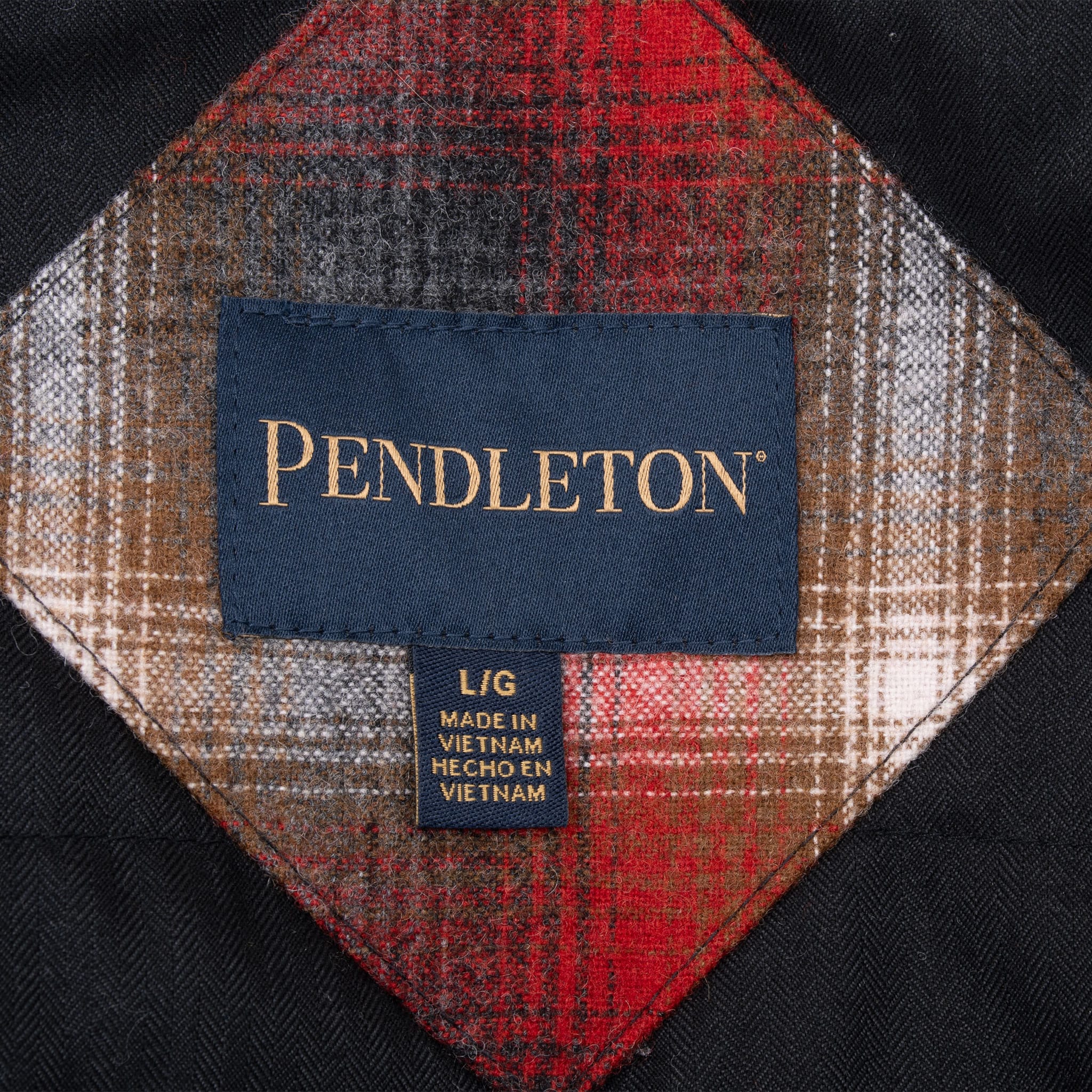 Vintage Pendleton Woolen Plaid Overshirt Jacket 2000S Size Large