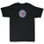 Back of black Jerry Garcia T-shirt with small circular name and lyric graphic