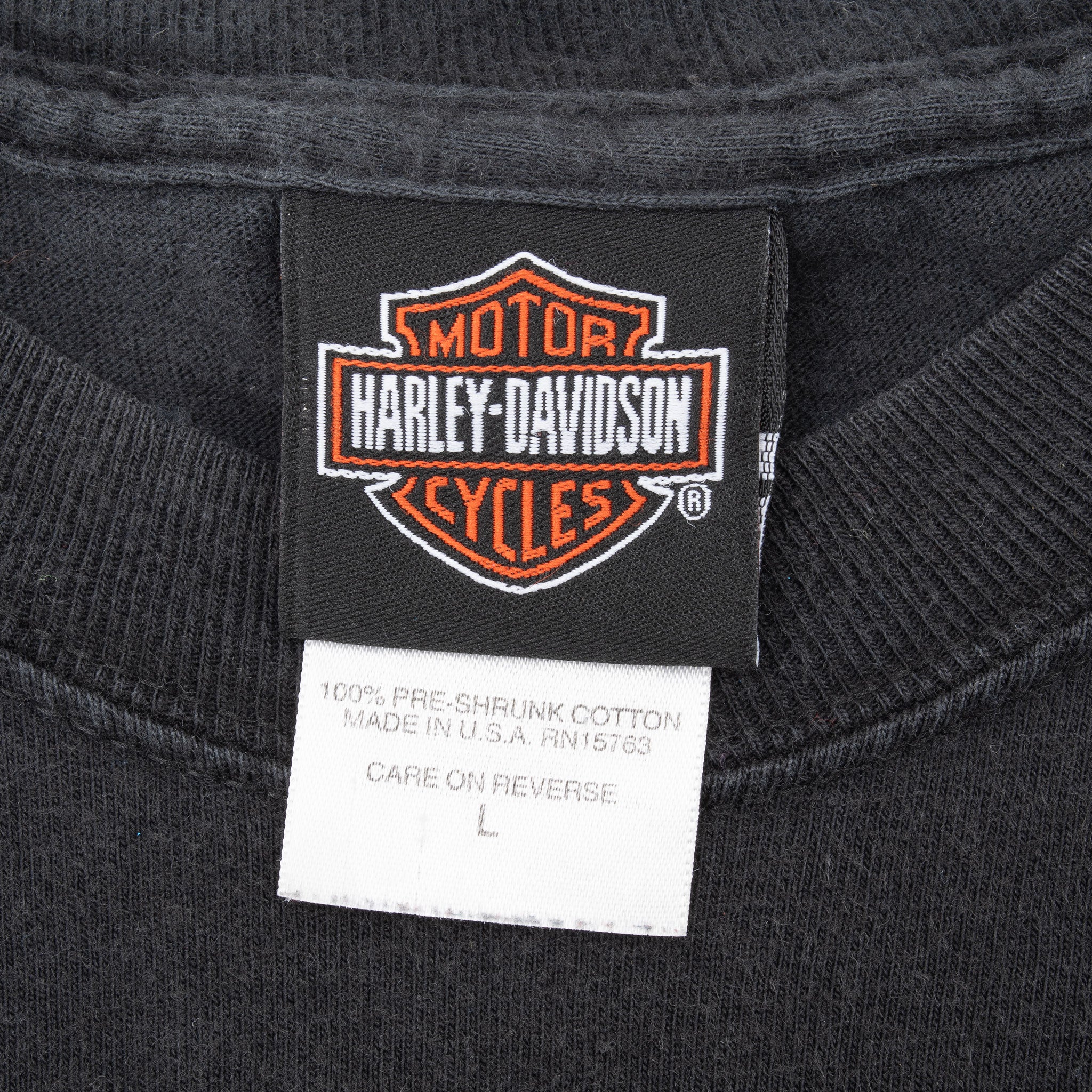 Vintage Harley Davidson Rocks Rogers Arkansas 2007 Tee Shirt Size Large Made In Usa