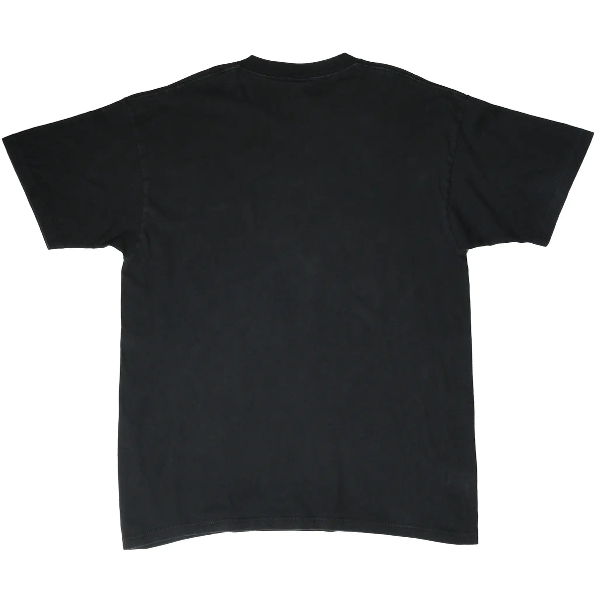 Back of black Disney Pleasure Island T-shirt with no graphic