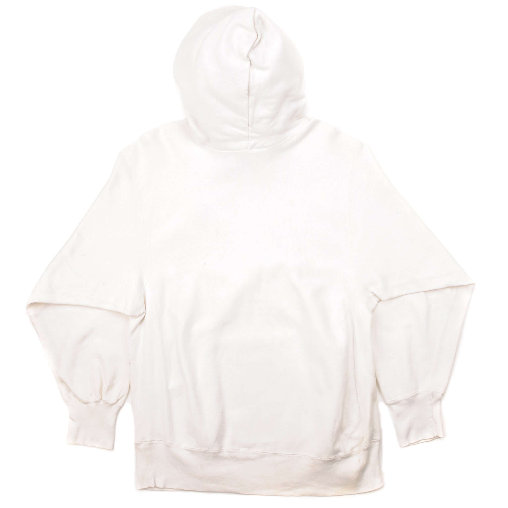 Vintage Reverse Weave Southampton Yatch Club Champion White Hoodie 1980S Size XL Made In Usa