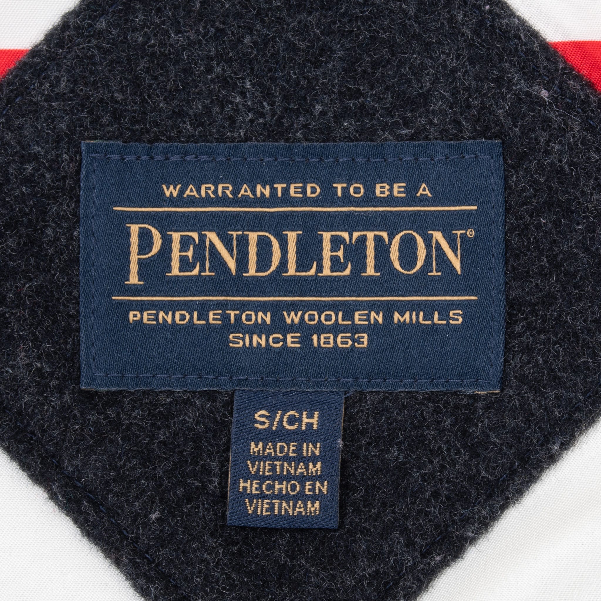 Vintage Pendleton Woolen Black Coat Jacket 2000S Size Small