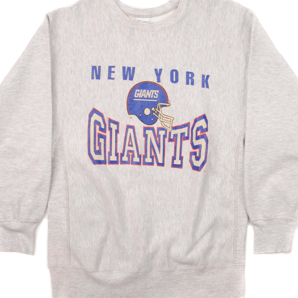 Vintage Champion Reverse Weave Nfl New York Giants Sweatshirt 1990S Size Large Made In Usa