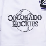 Vintage Mlb Colorado Rockies White Jersey Size Large 2000S