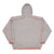 Vintage Nhl Detroit Red Wings Grey Hoodie Sweatshirt 1990S Size 2XL