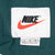 VINTAGE NIKE BLACK AND GREEN SWOOSH WINDBREAKER JACKET 1990S LARGE