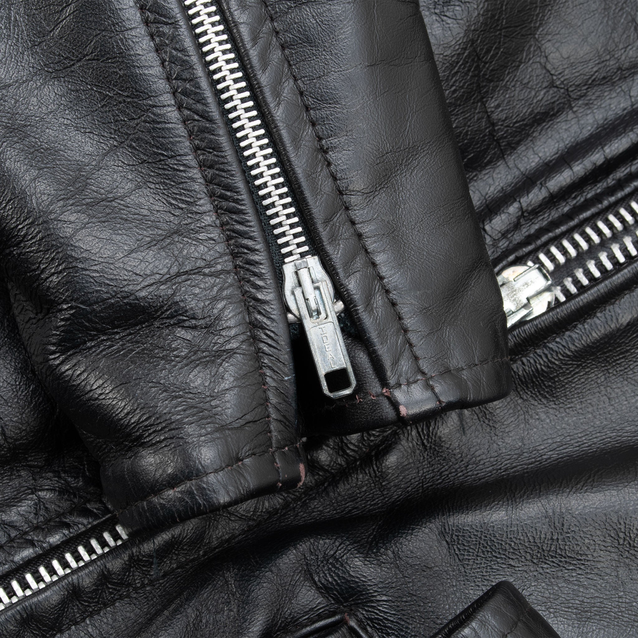 Vintage Fidelity Leather Motorcycle Leather Jacket 1960S Size 40 Made In Usa